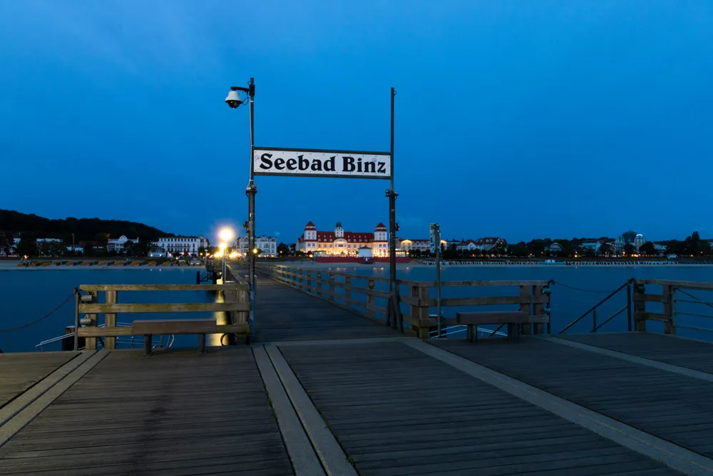 Seebrücke im Ostseebad Binz auf Rügen