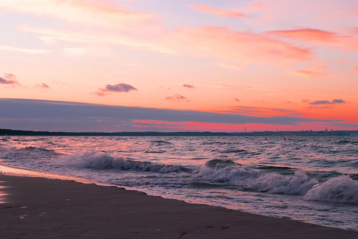 Abenddämmerung in Binz
