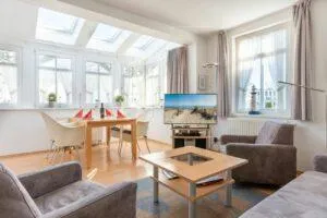 Ferienwohnung 20 Villa Eden Binz Wohnbereich
