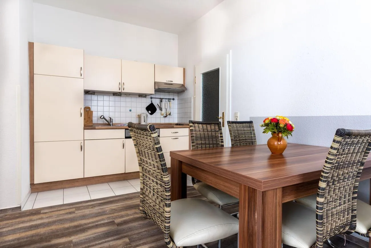 Strandidyll Wohnung 4 6 Küche mit Essbereich Strandidyll Binz Fewo 4