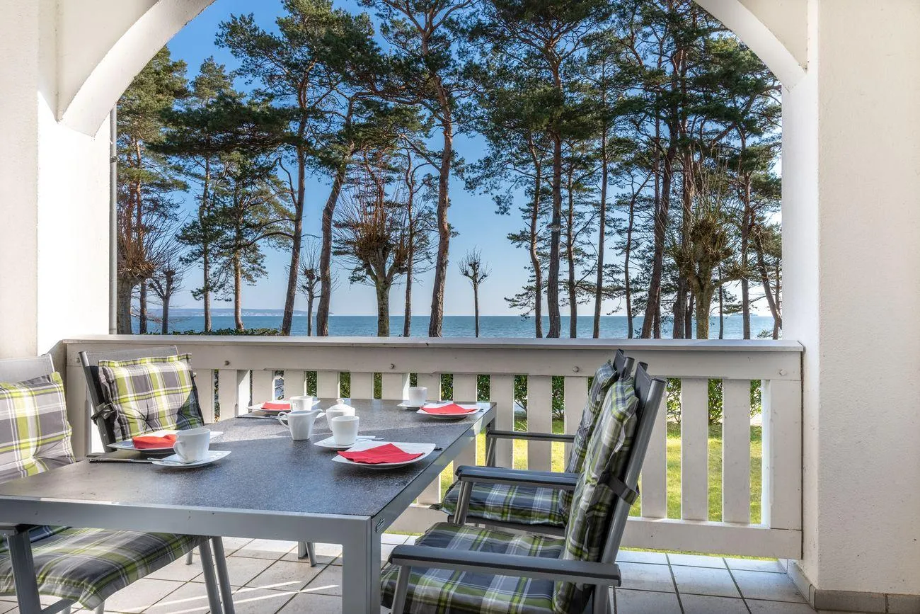 Strandidyll Wohnung 4 7 Balkon mit Meerblick Strandidyll Binz Fewo 4