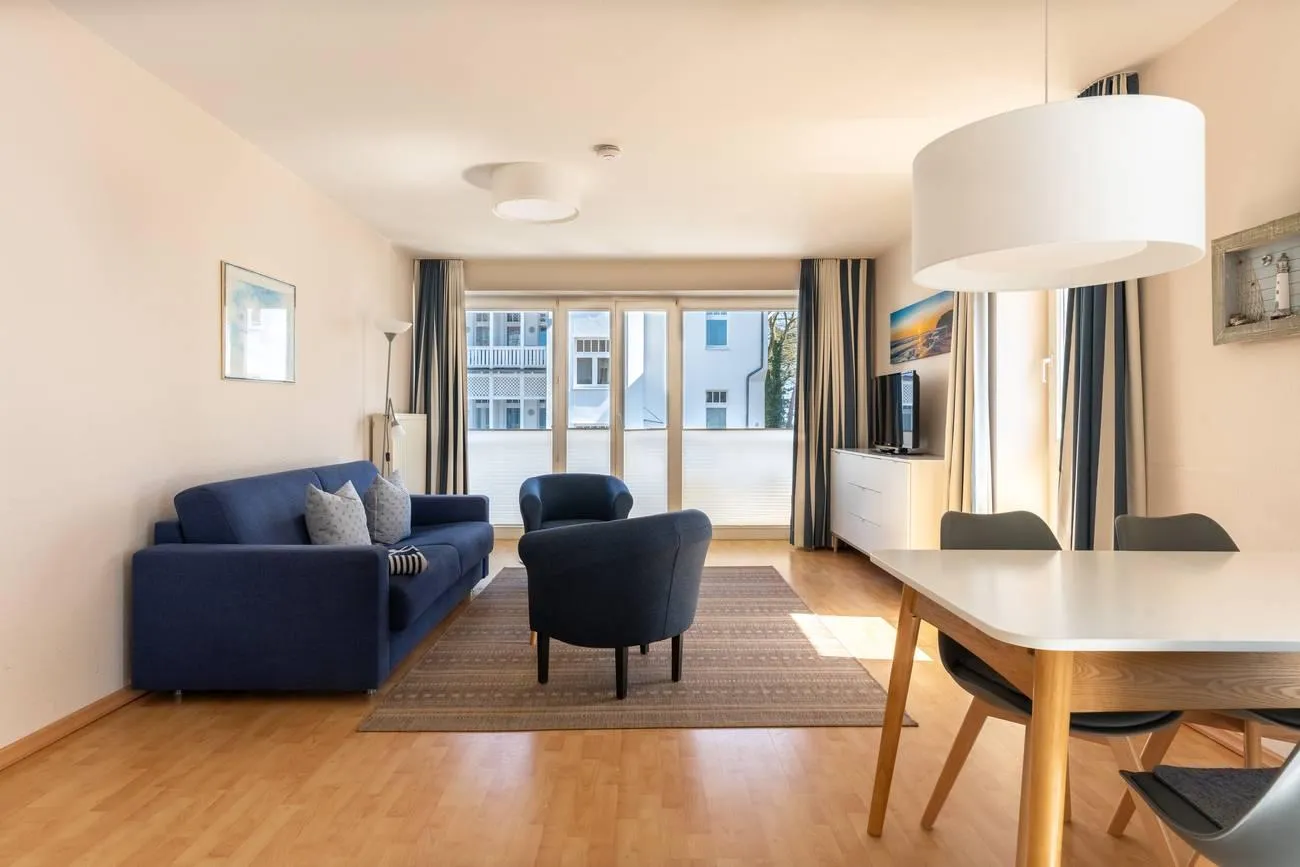 Strandidyll Neubau Wohnung E3 2 Strandidyll Binz Fewo E3 Wohnbereich