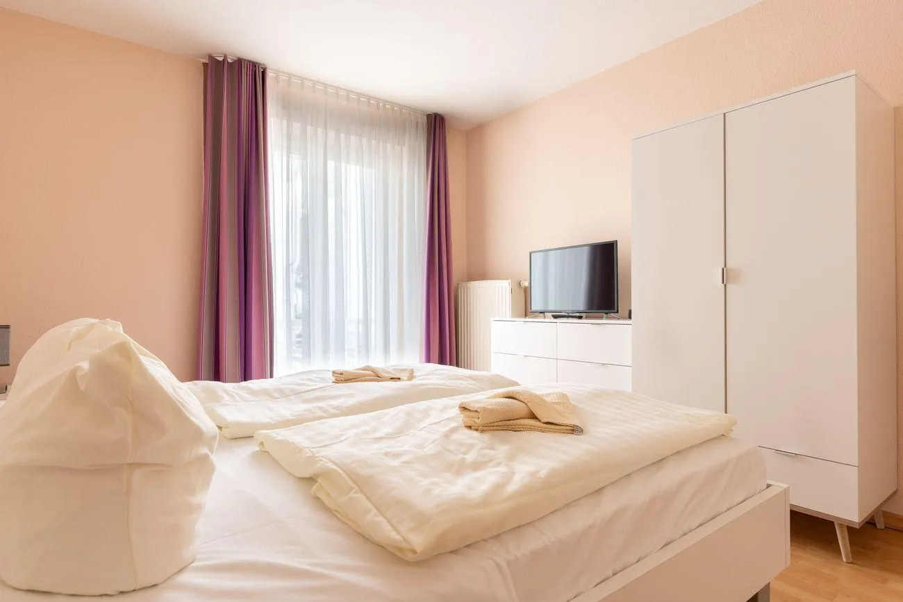 Strandidyll Neubau Wohnung E3 8 Strandidyll Binz Fewo E3 Schlafzimmer