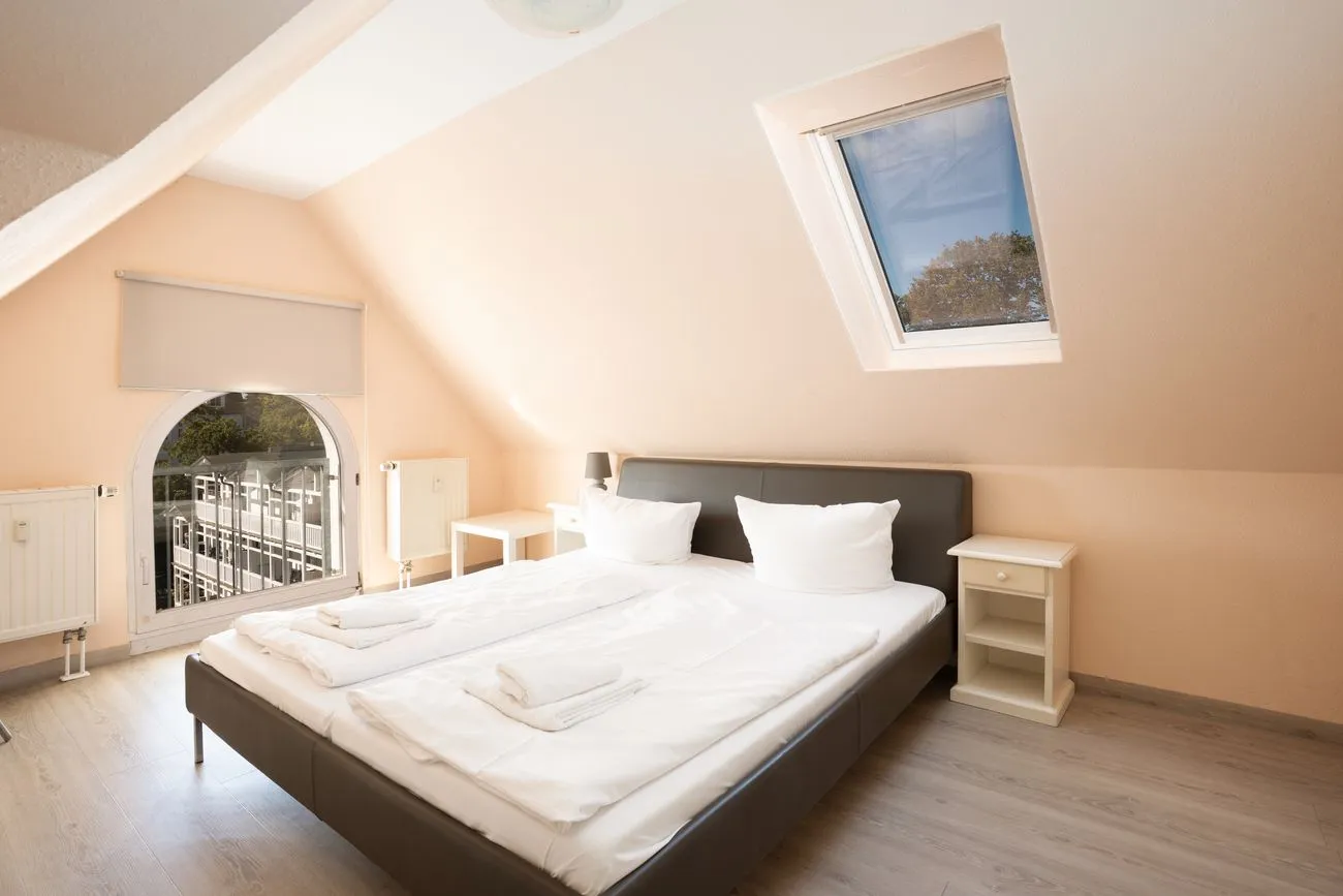 Schlafzimmer Ferienwohnung 16 Villa Strandidyll Binz