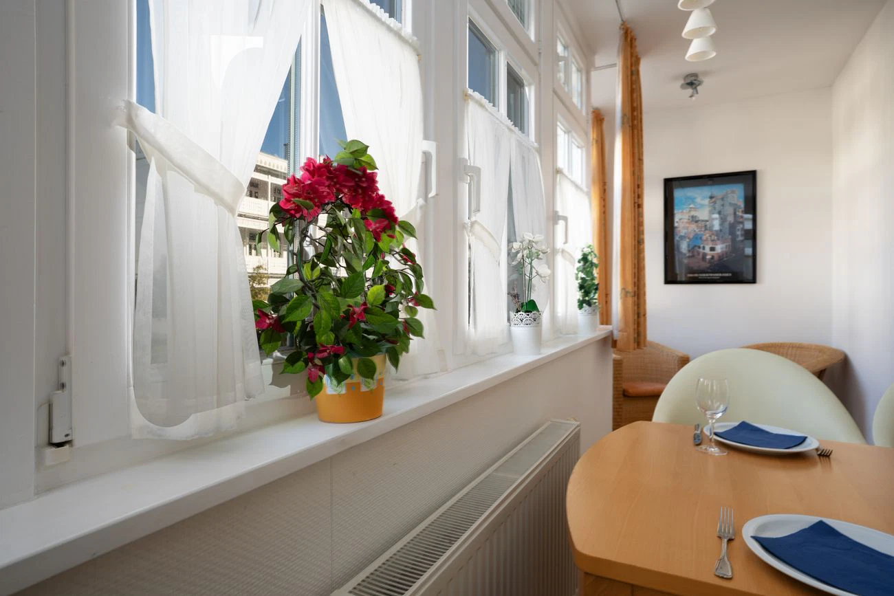 Wohnbereich Ferienwohnung 17 Villa Eden Binz