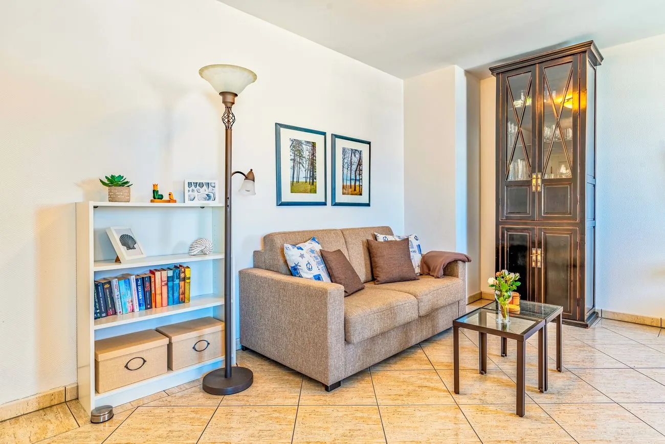 Urlaub in der ersten Reihe: Ferienwohnung 10 „Nordlicht“ in der Villa Atlantic 1 Wohnbereich Ferienwohnung Nordlicht Villa Atlantic