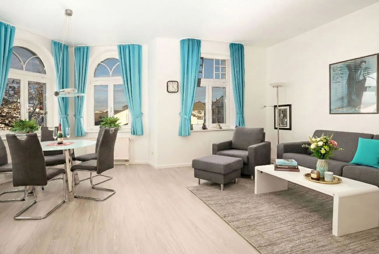 Wohnung 10 Haus Metropol 1 Wohnbereich Ferienwohnung 10 Haus Metropol im Ostseebad Binz