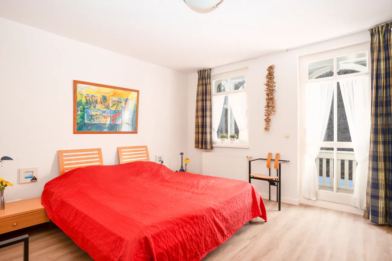 Schlafzimmer Fewo 20 Villa Eden Binz