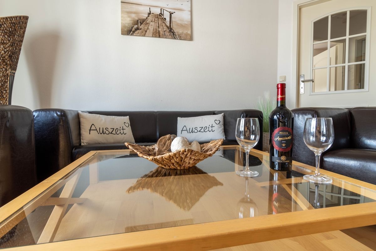 Wohnbereich Fewo 7 Villa Annabelle Binz