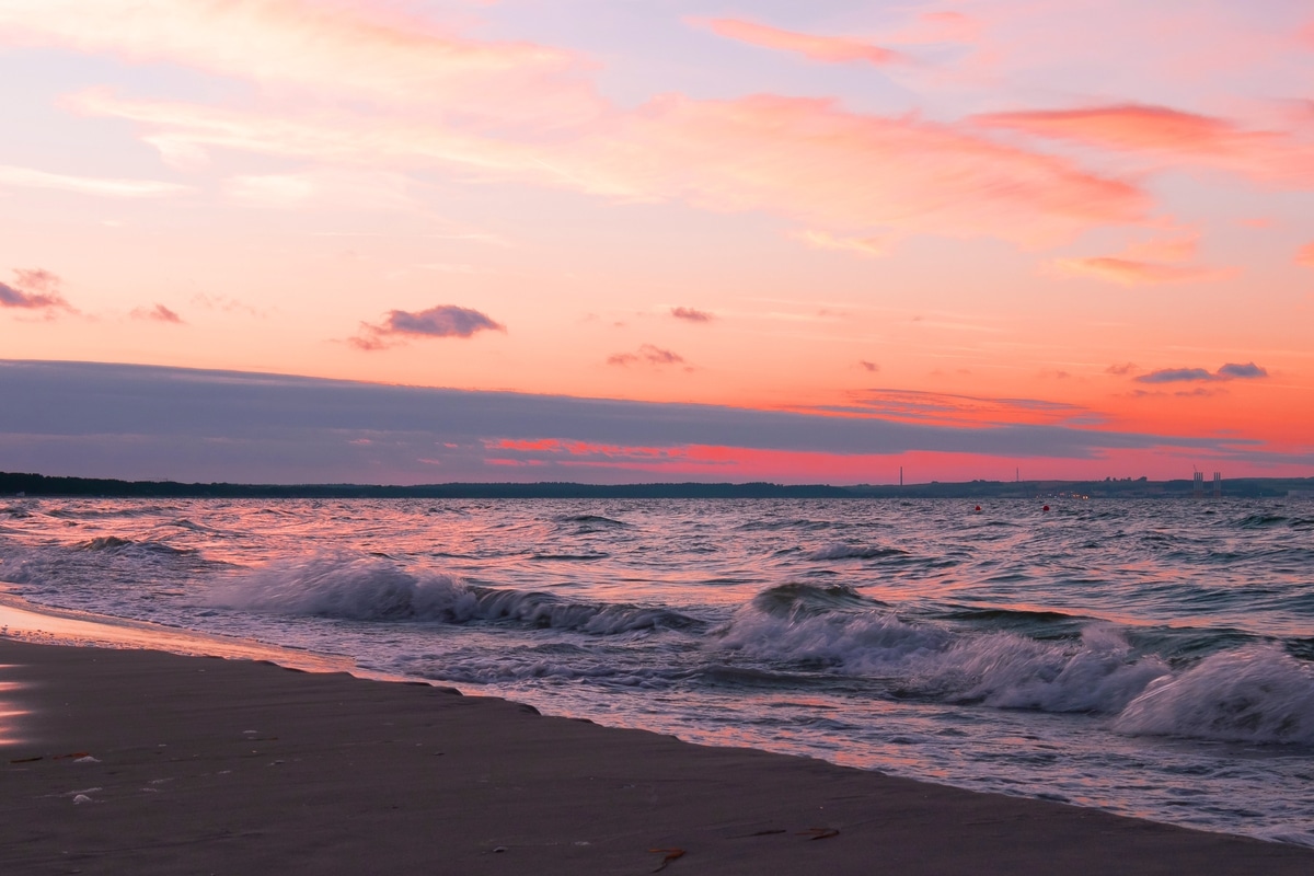 Abenddämmerung in Binz