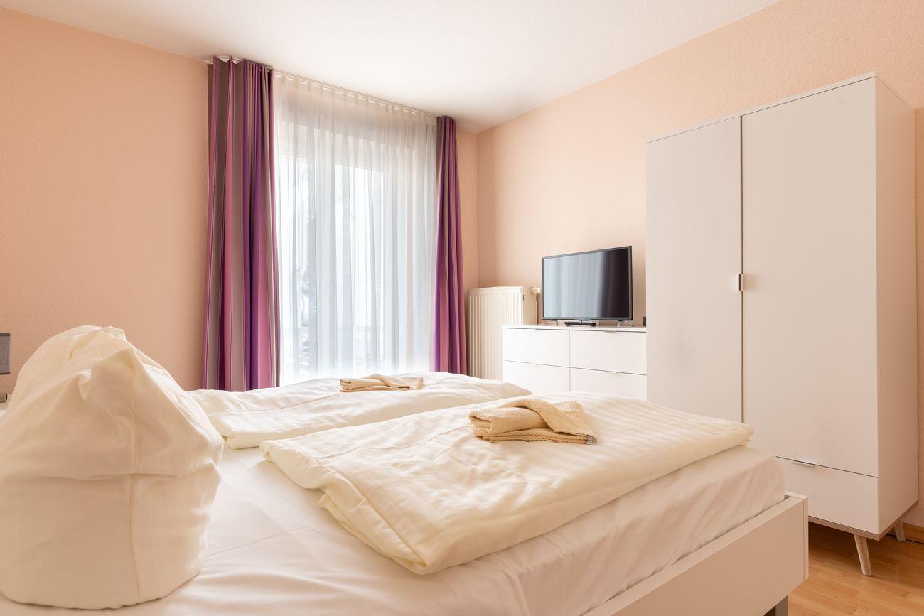 Strandidyll Neubau Wohnung E3 8 Strandidyll Binz Fewo E3 Schlafzimmer