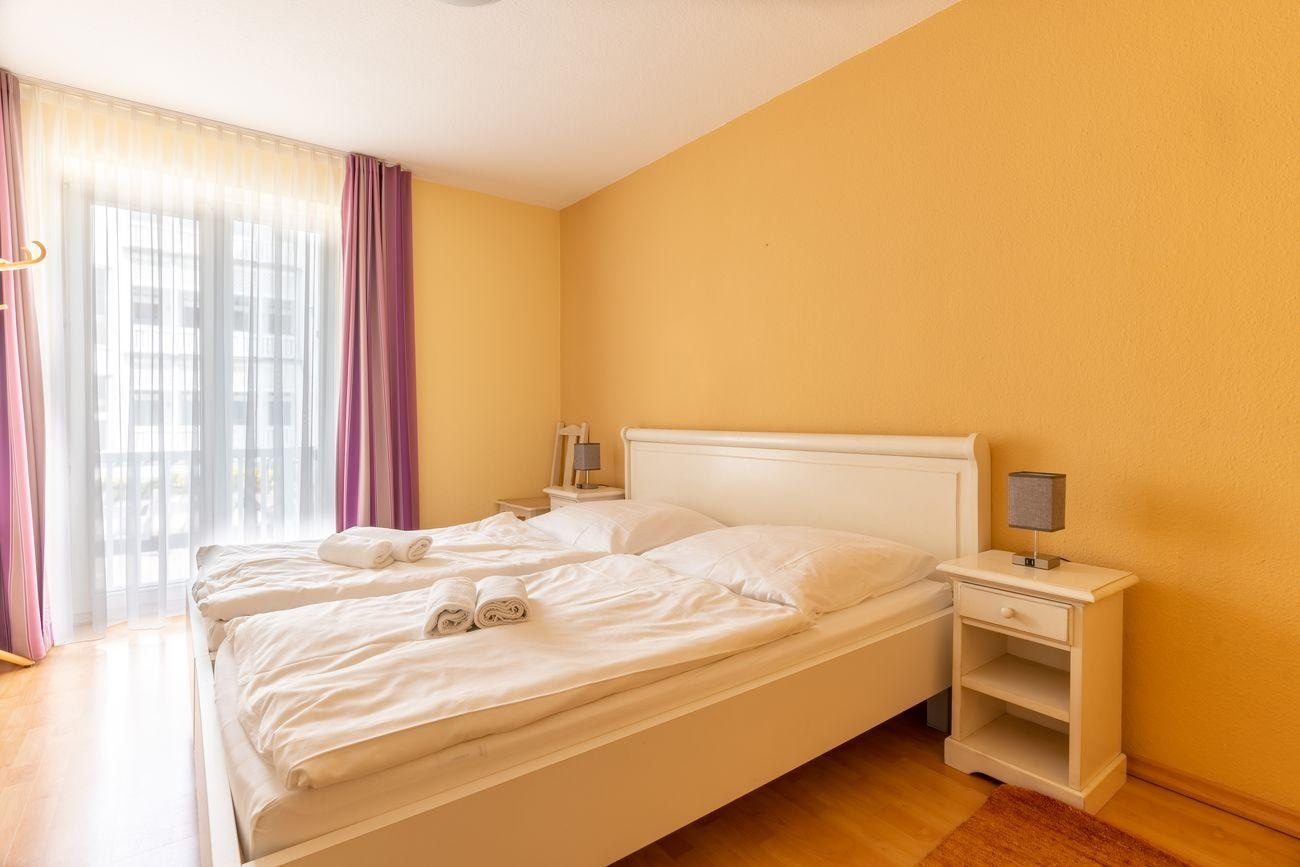 Schlafzimmer Fewo E4 Villa Strandidyll Neubau Binz