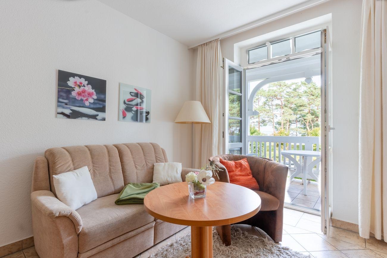 Wohnbereich Fewo 8 Aparthotel Binz