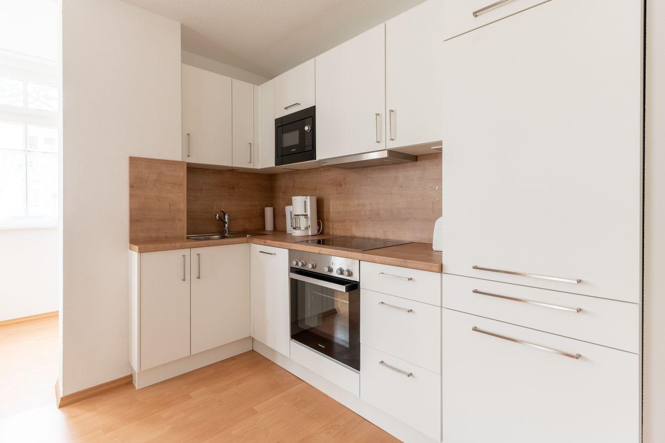 Küche Ferienwohnung 17 Villa Eden Binz