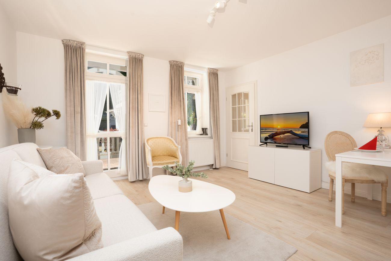 Wohnbereich Fewo 12 Villa Eden Binz