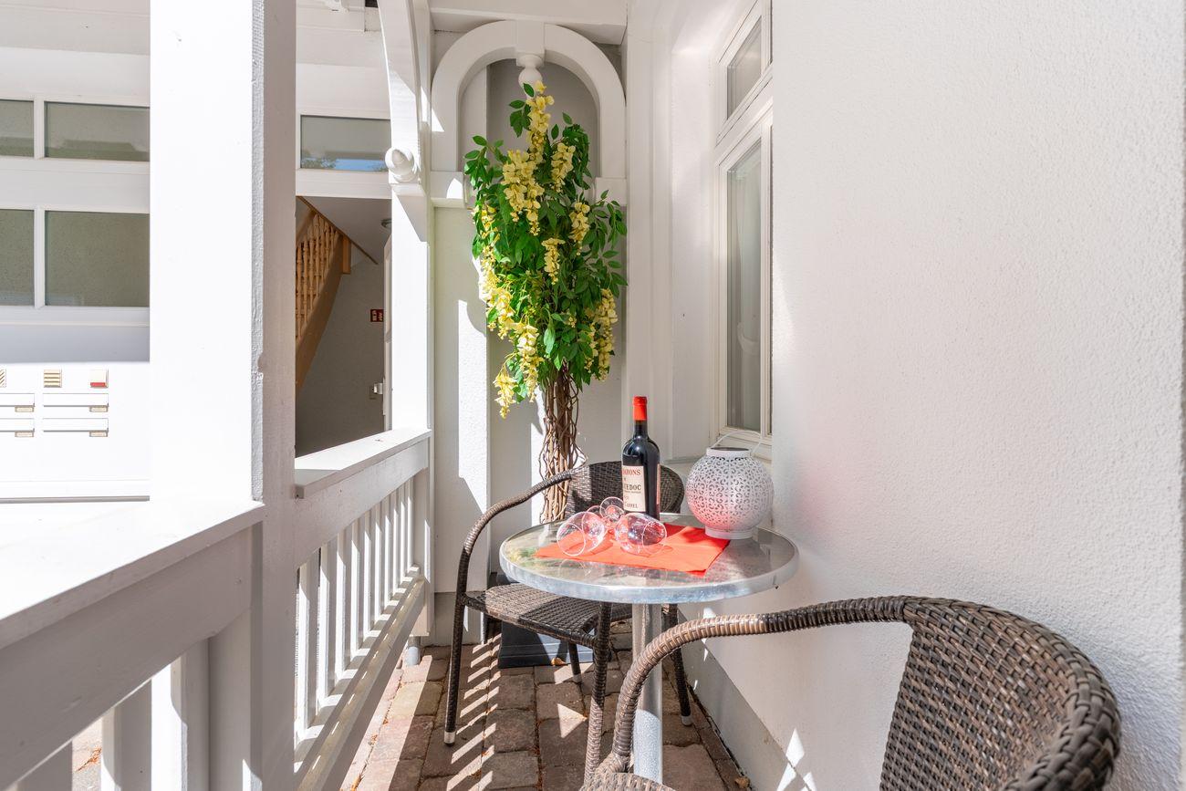 Balkon Fewo 12 Villa Eden Binz