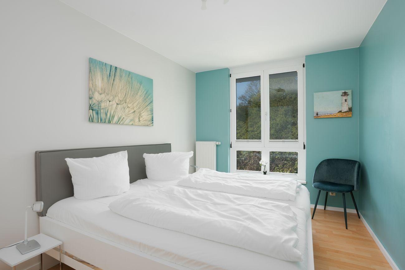 Schlafzimmer Nr. 3Ferienhaus Ivory Binz Rügen