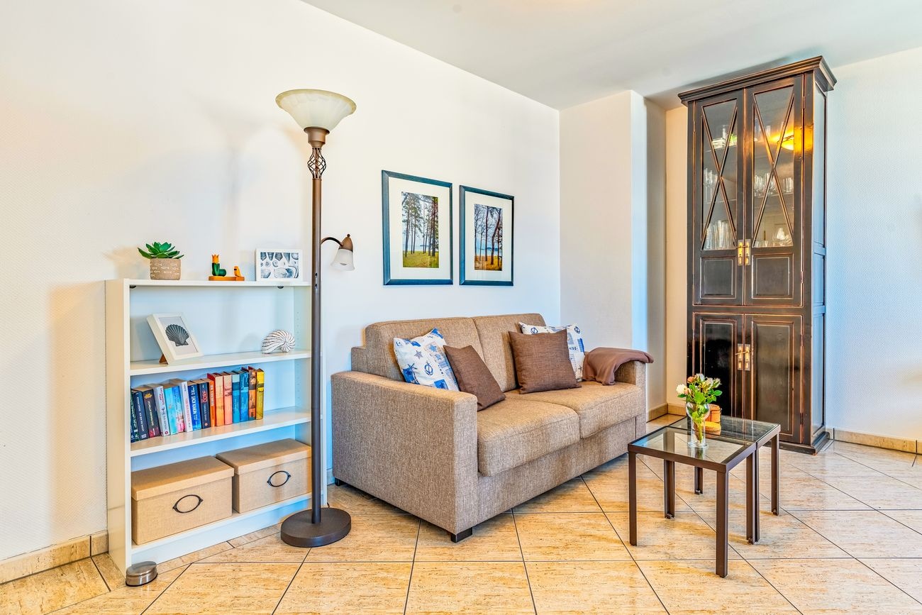 Wohnbereich Ferienwohnung Nordlicht Villa Atlantic