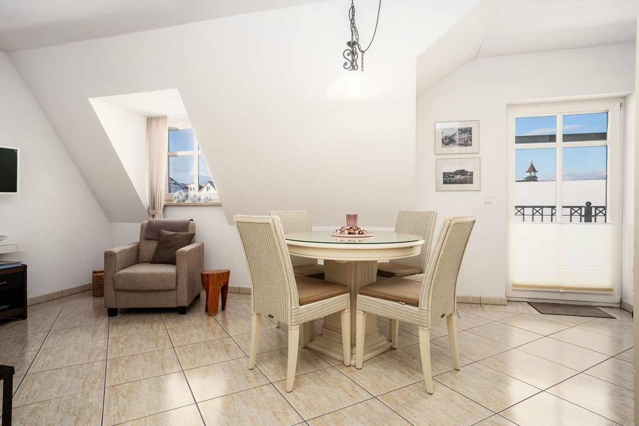 Wohnbereich Ferienwohnung Nordlicht Villa Atlantic