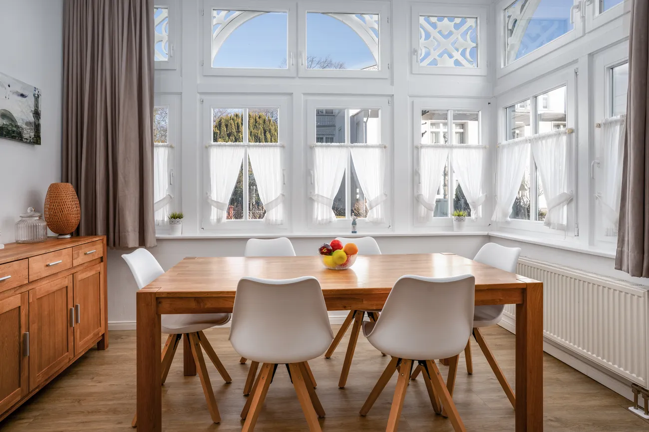 Essbereich Villa Eden Ferienwohnung 1 in Binz