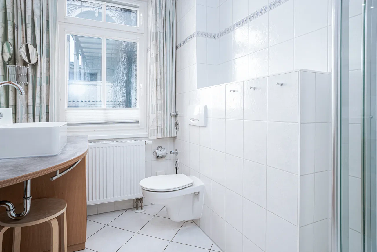 Duschbad Ferienwohnung 18 Villa Eden Binz