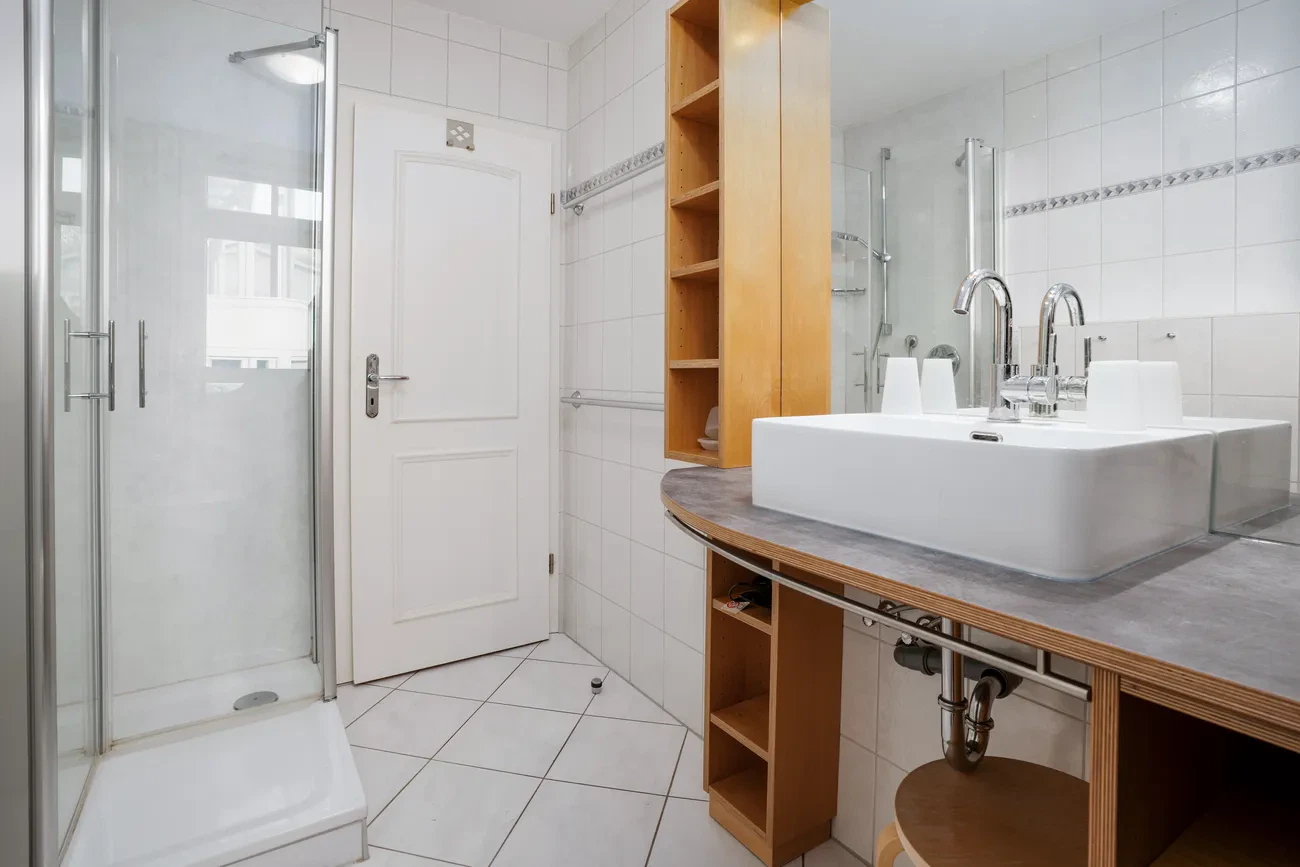 Duschbad Ferienwohnung 18 Villa Eden Binz