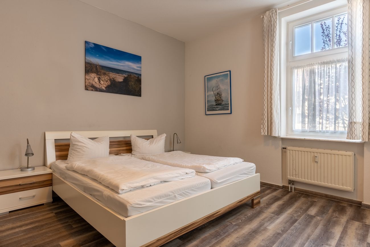 Schlafzimmer Ferienwohnung 4 Strandidyll Binz