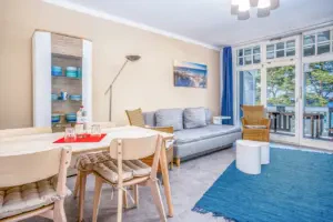 Wohnbereich Fewo 10 Villa Strandidyll