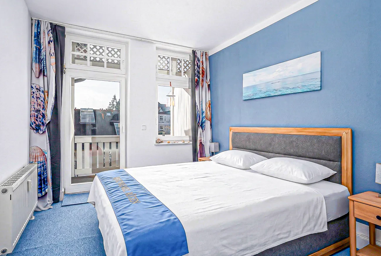 Schlafzimmer Fewo 10 Villa Strandidyll