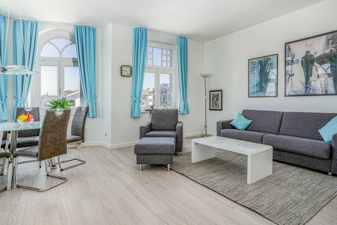 Wohnung 10 Haus Metropol 1 Wohnbereich Metropol Ferienwohnung 10
