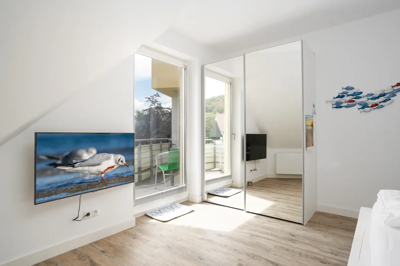 Schlafzimmer nr. 2 Fewo 10 Lachmöwe in Binz