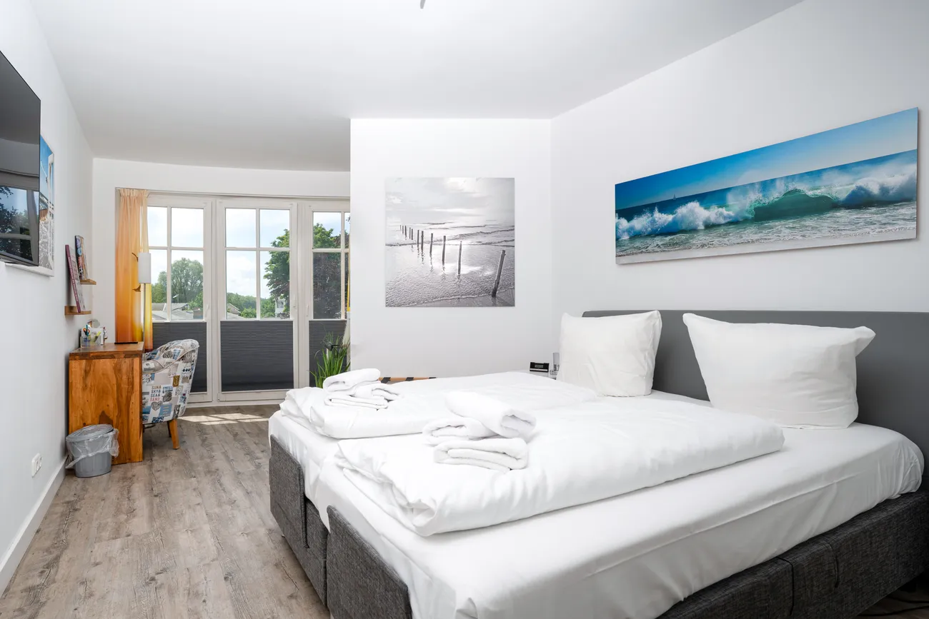 Schlafzimmer nr. 1 Fewo 10 Lachmöwe in Binz