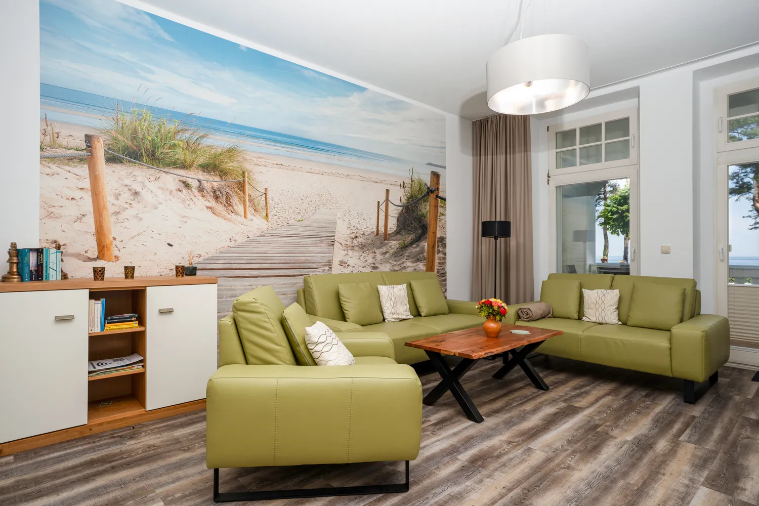 Wohnzimmer Fewo 4 Strandiydyll Binz