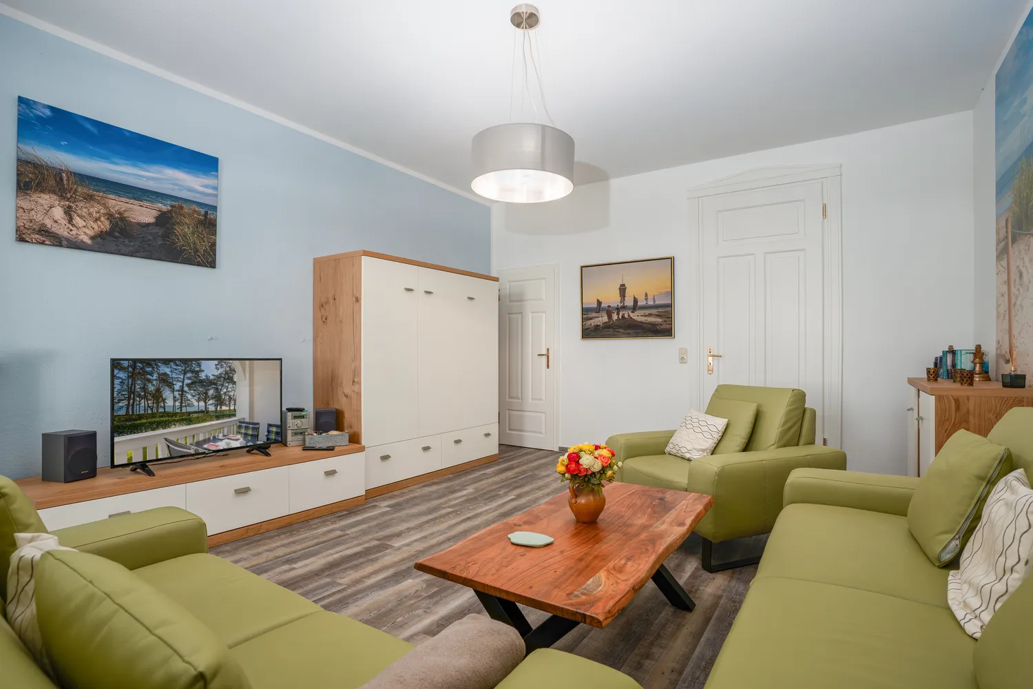 Wohnzimmer Fewo 4 Strandiydyll Binz