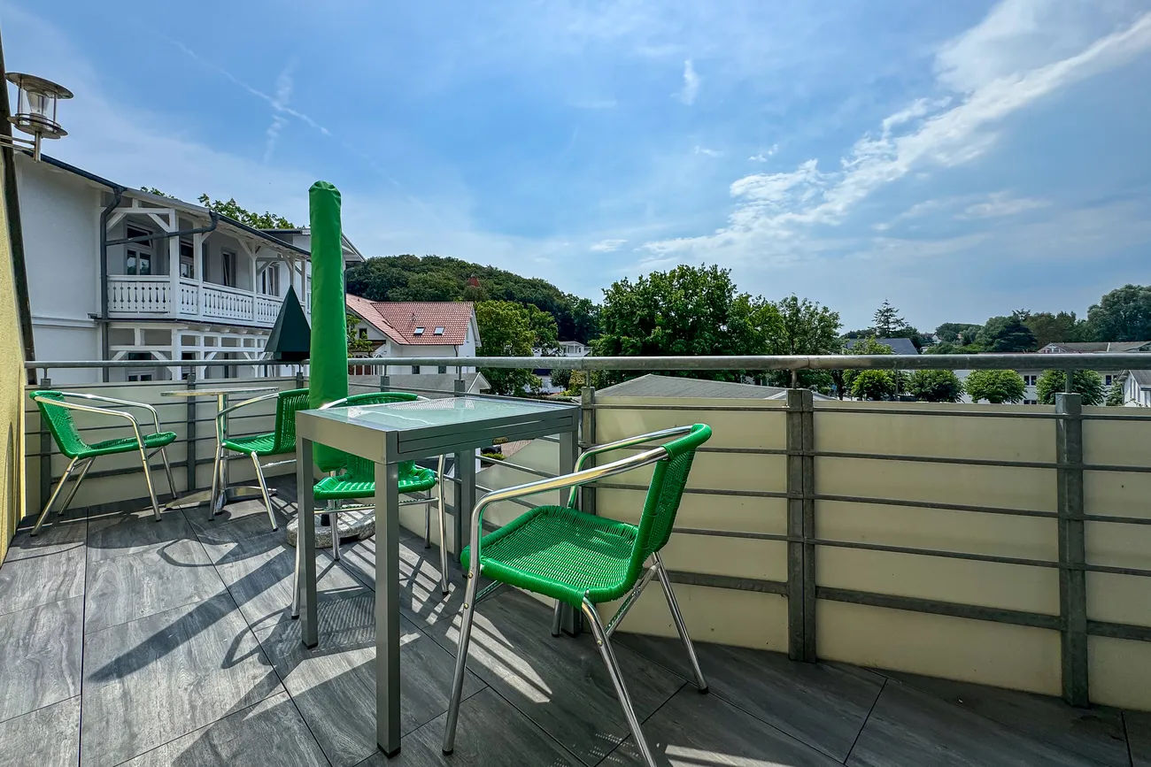 Balkon Fewo 10 Lachmöwe Binz Villa Vogelsang
