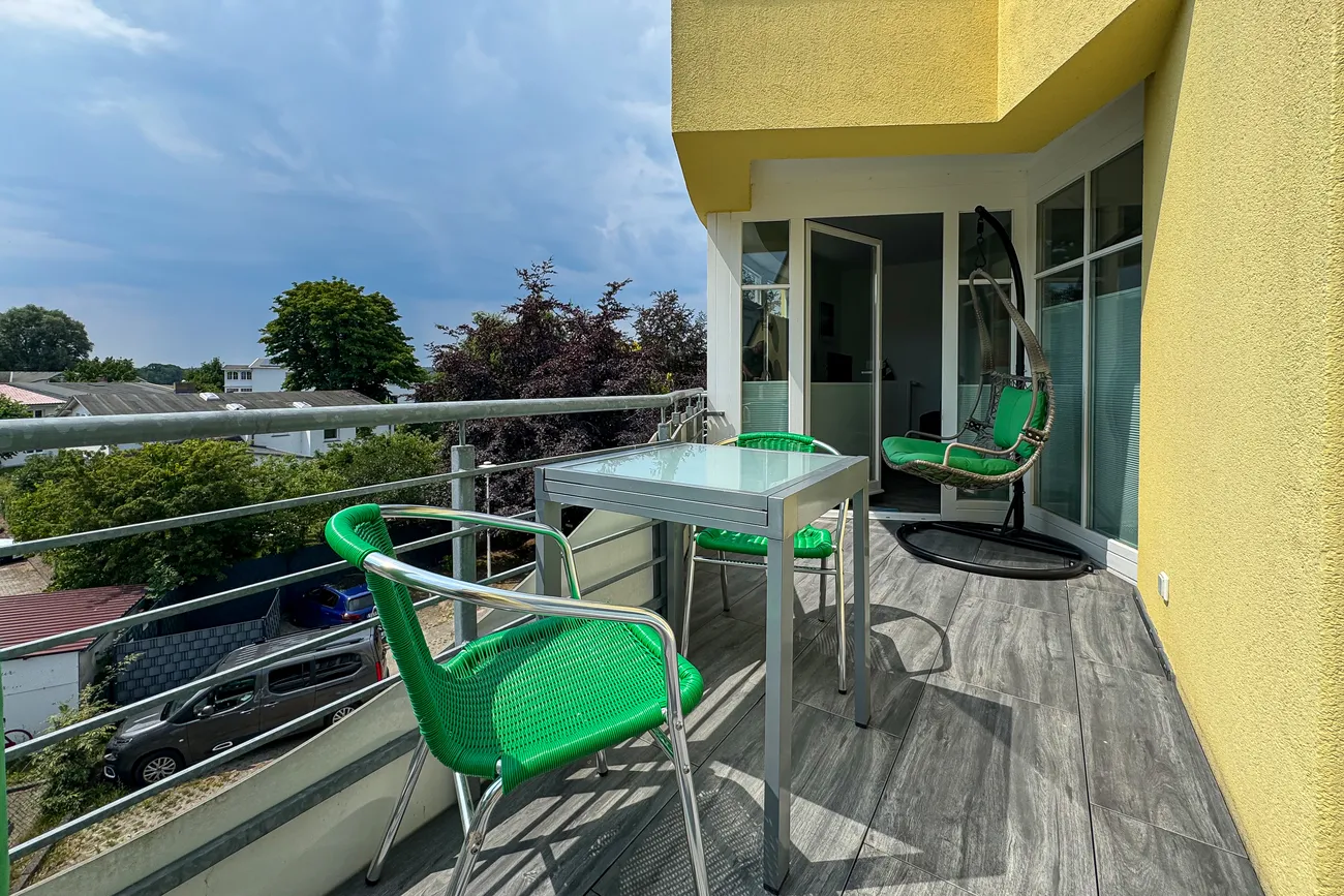 Balkon Fewo 10 Lachmöwe Binz Villa Vogelsang