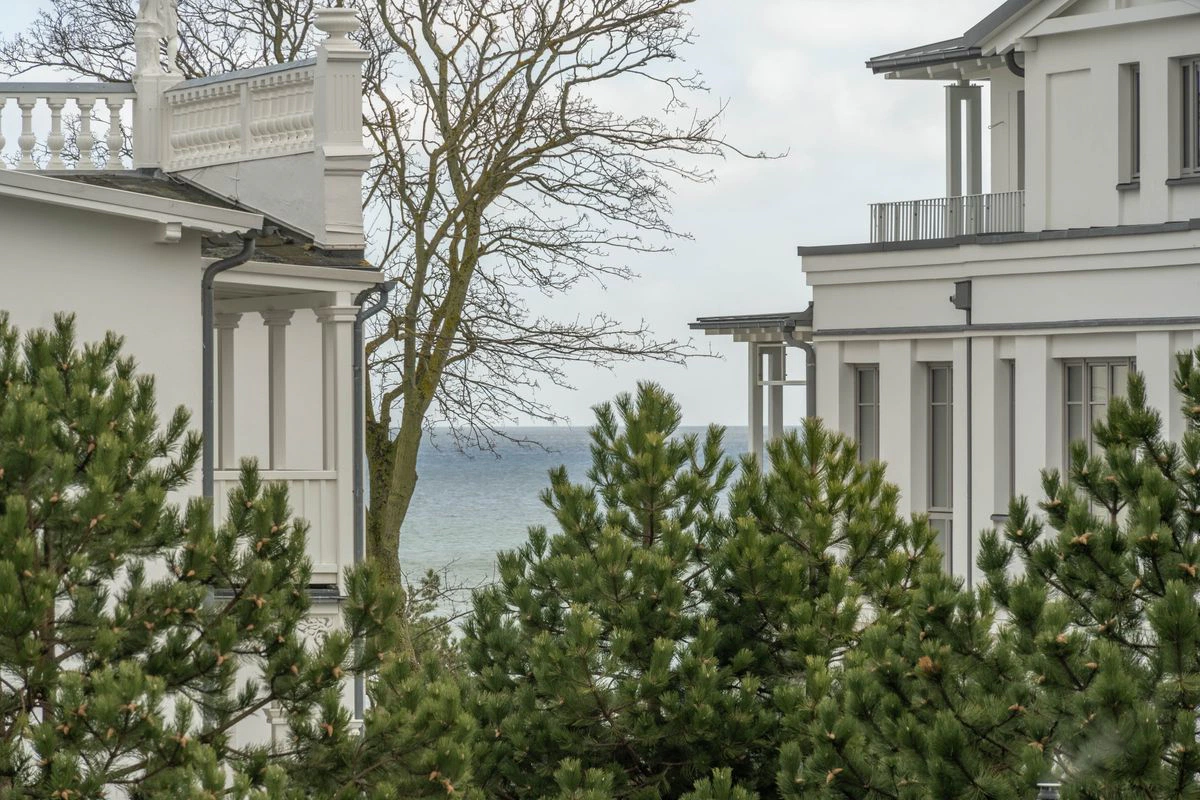 Der Blick zur Ostsee