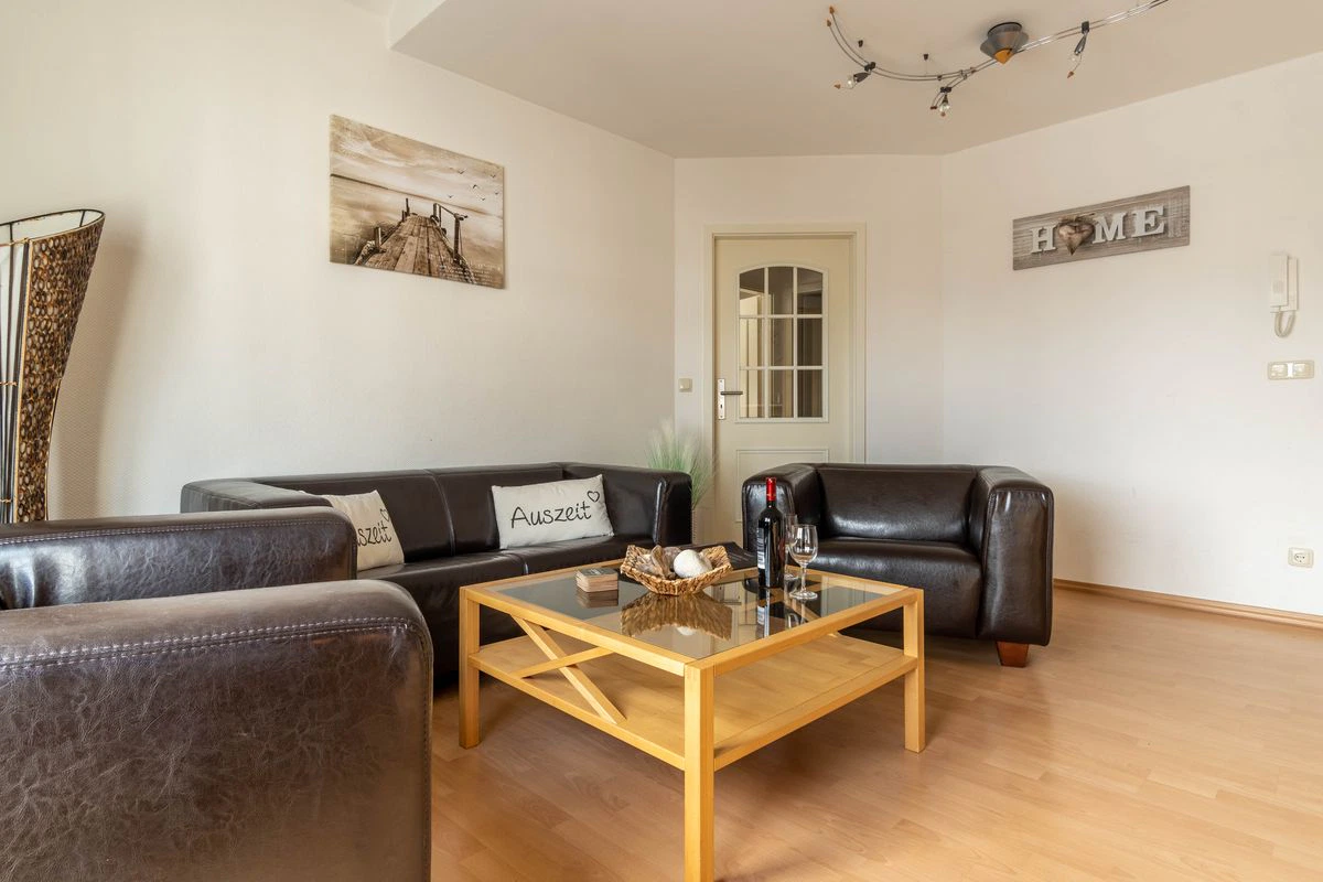 Wohnbereich Fewo 7 Villa Annabelle Binz