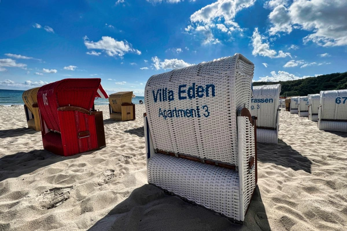 Villa Eden Fewo 3 Strandkorb