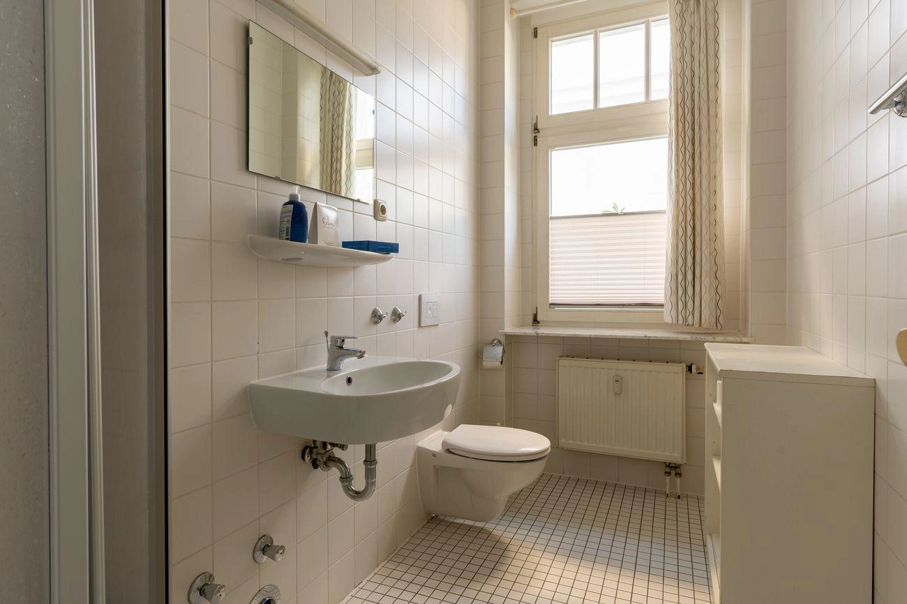 Strandidyll Wohnung 4 9 Duschbad mit Tageslicht Binz Fewo 4