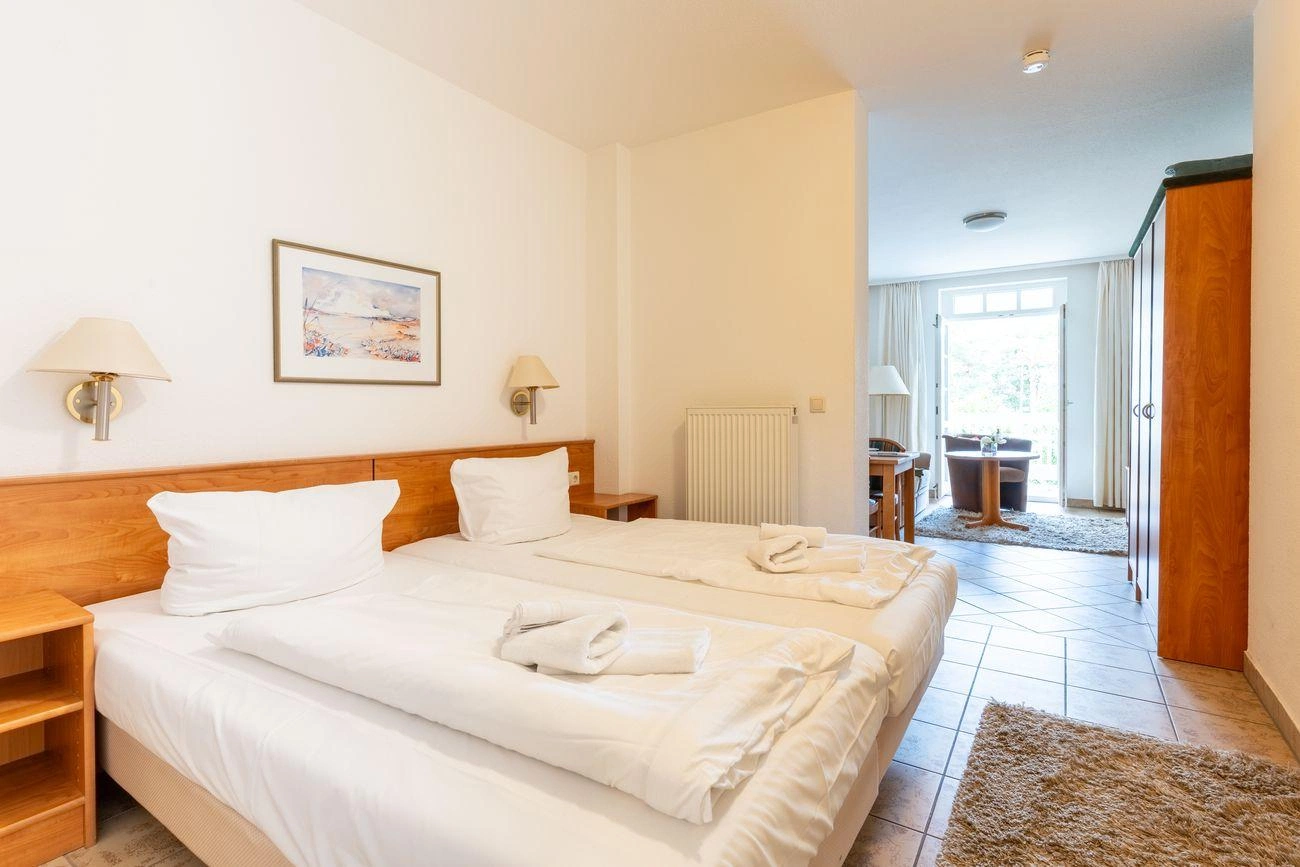 Ferienwohnung 8 Aparthotel Binz 7 Schlafbereich Fewo 8 Aparthotel Binz