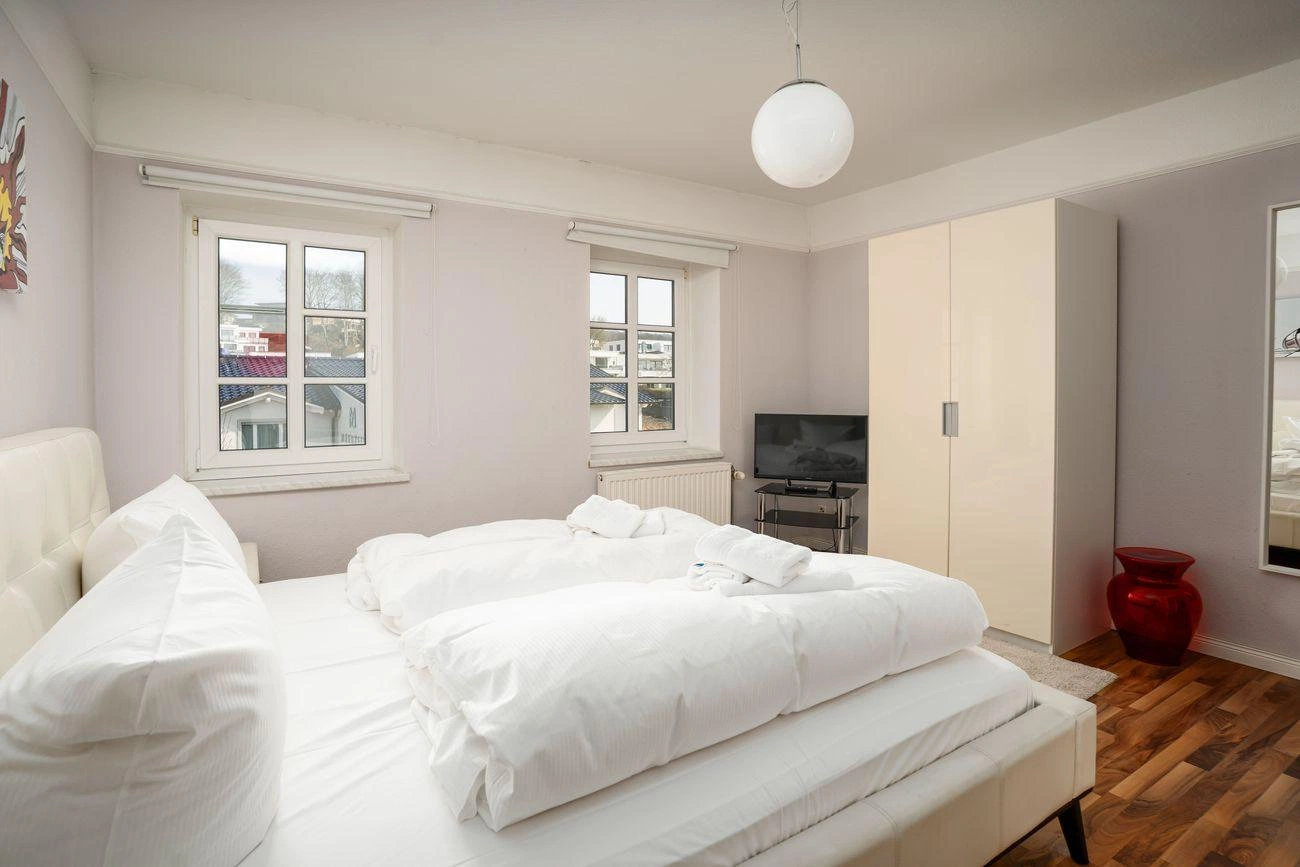 Schlafzimmer Nr. 2 Ferienwohnung 10 im Haus Godewind in Binz