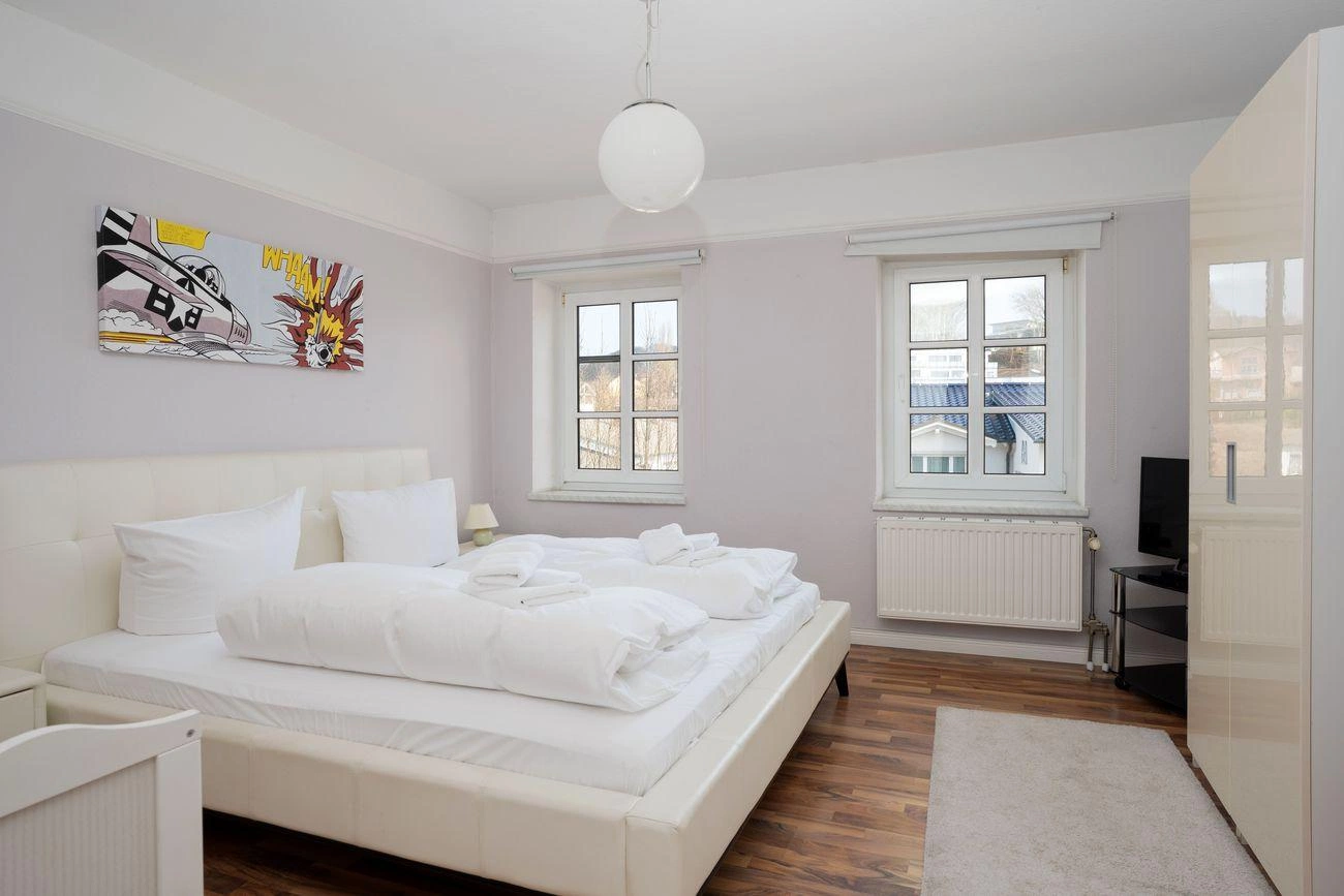 Schlafzimmer Nr. 2 Ferienwohnung 10 im Haus Godewind in Binz