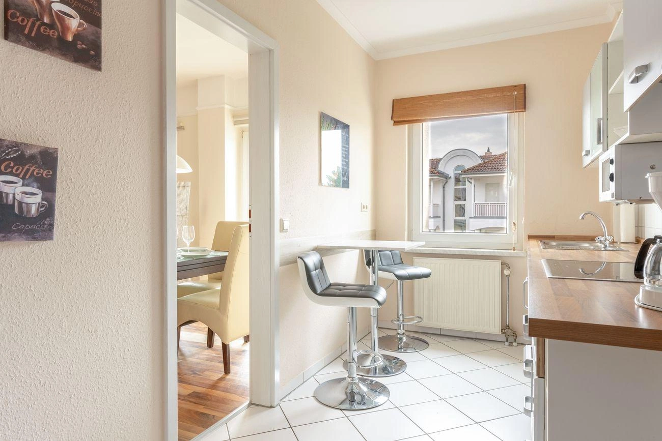 Küche Ferienwohnung 10 im Haus Godewind in Binz