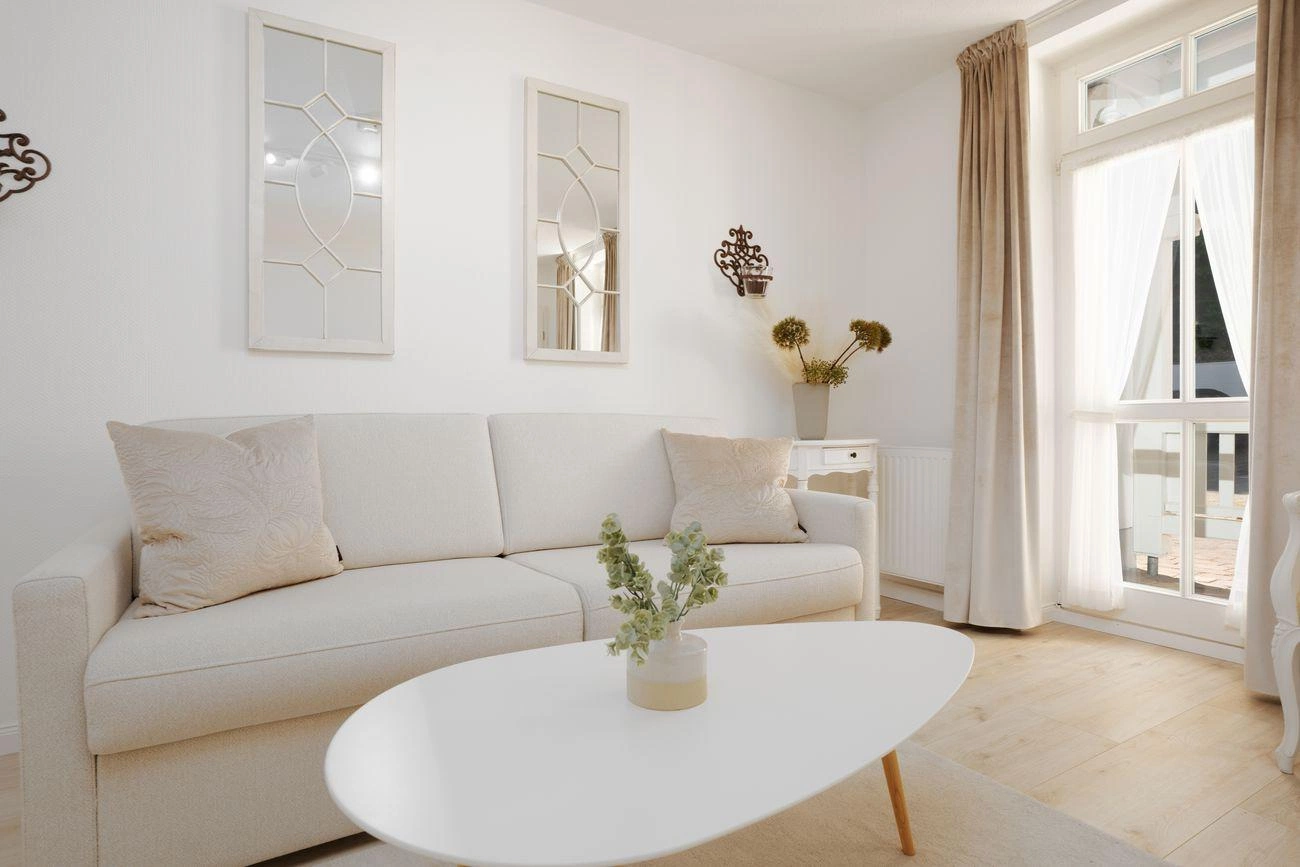 Wohnbereich Fewo 12 Villa Eden Binz