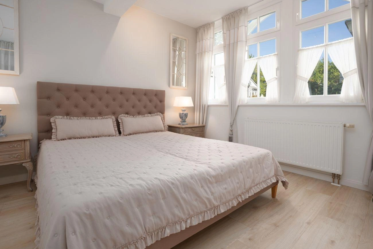 Schlafzimmer Fewo 12 Villa Eden Binz