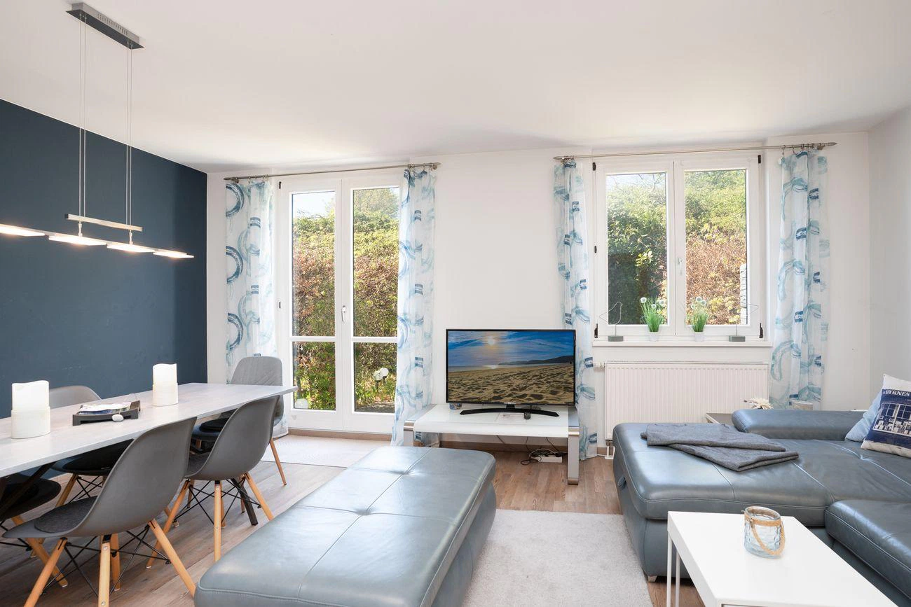 Wohnbereich Ferienhaus Ivory Binz Rügen