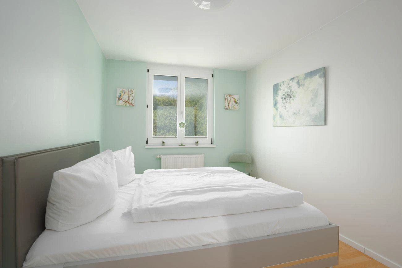 Schlafzimmer Nr. 2 Ferienhaus Ivory Binz Rügen