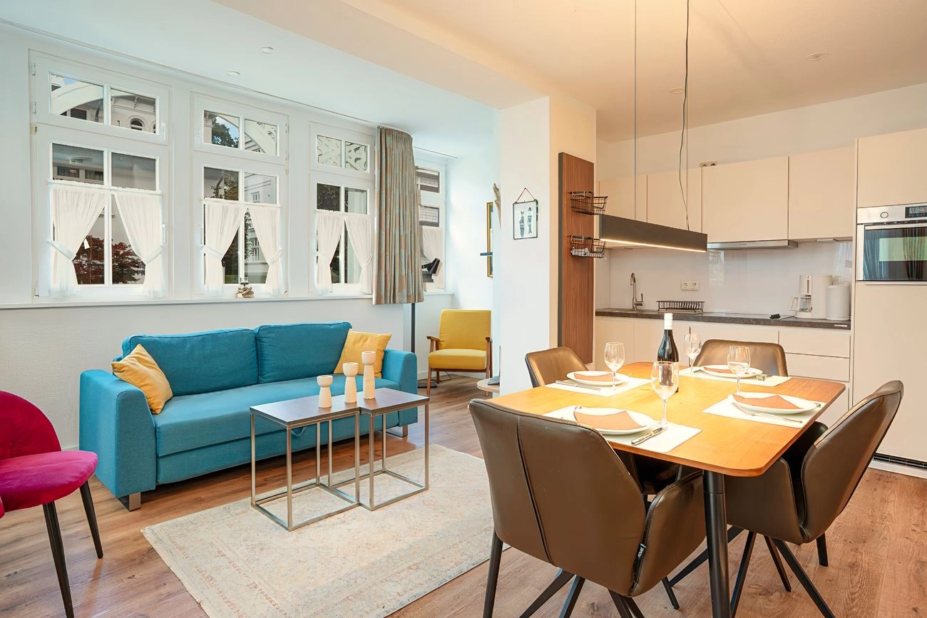 Wohnung 13 Villa Eden Binz 1 Wohn/Essbereich Ferienwohnung 13 Villa Eden Binz