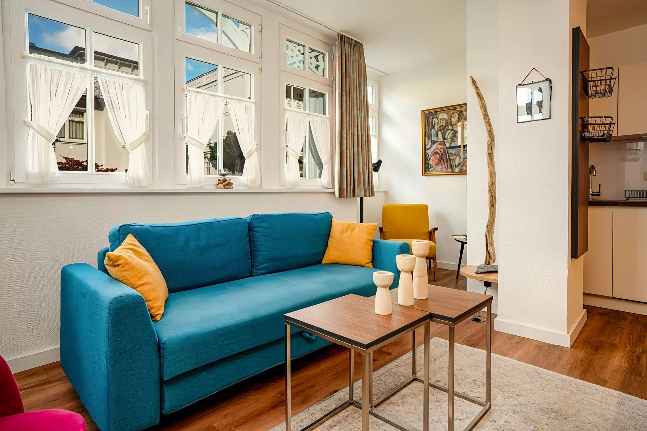 Wohnung 13 Villa Eden Binz 5 Wohnbereich Ferienwohnung 13 Villa Eden Binz